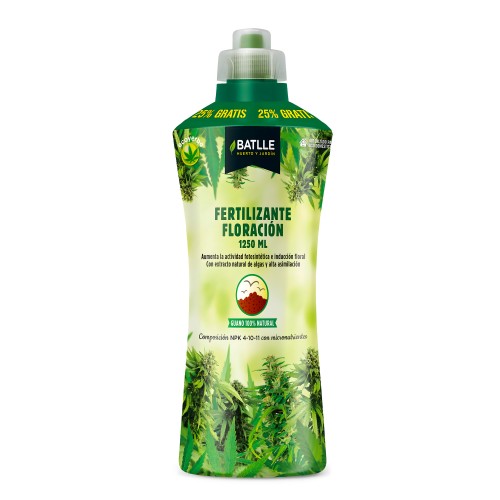 Fertilizante Floración BATLLE 1250ml - Potencia la Floración de tu Jardín