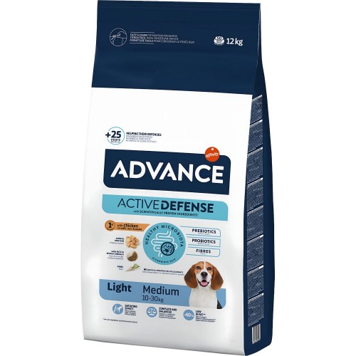 Advance Medium Light 3 Kg - Weight Control Dog Food