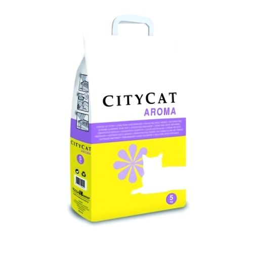 City Cat Lavender Scented Cat Litter 5 Kg - Odor Control