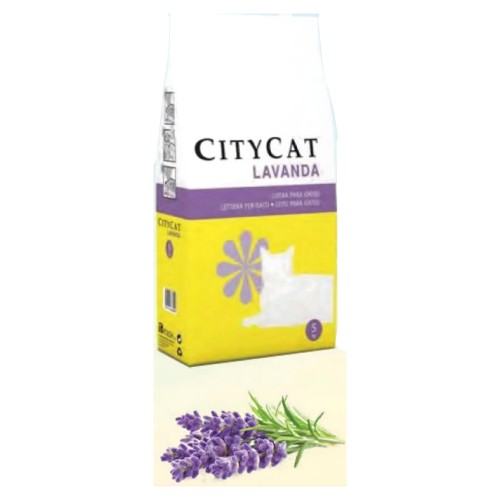 City Cat Lavender Scented Cat Litter 5 Kg - Odor Control