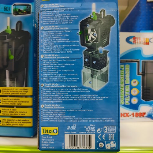 Filtro Interior Tetratec IN300 - Potente y Eficiente para Acuarios