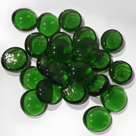 Gemas Decorativas Verdes para Acuarios - 450g