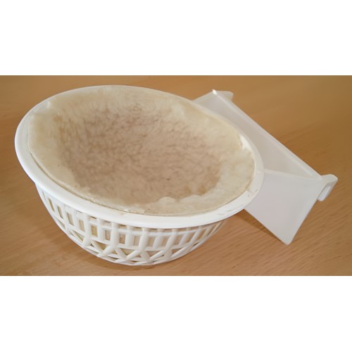 Nido Plastico Con Gancho Forrado Borreguito - Imor