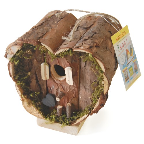 Nature Heart Bird Nest 20x14x17cm