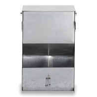 Gaun Rabbit Feeder 2H Rectangular with Lid - Easy Feeding