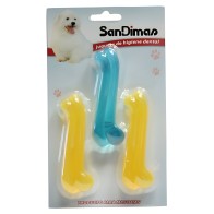 Hueso Traslucido 10cm - Juguetes Divertidos para Perros