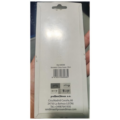 Hueso Traslucido 10cm - Juguetes Divertidos para Perros