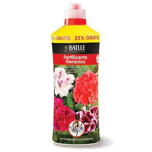 Fertilizante Geranios BATLLE 1250ml - Nutrientes de Alta Absorción