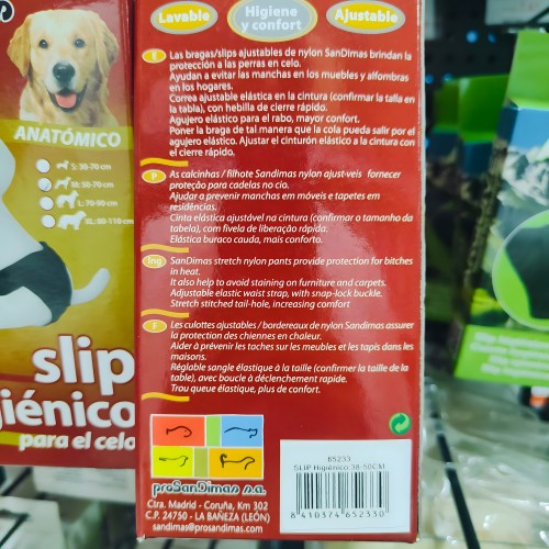 Hygienic Slip for Dogs 48-62cm - San Dimas