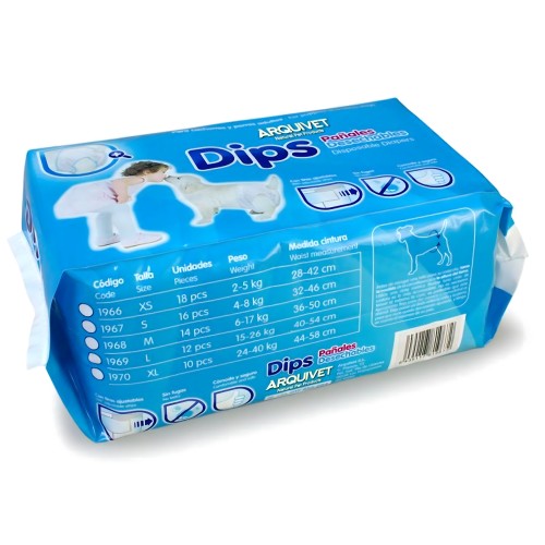 PaÑal Desechable Arquivet Talla S - 16 Piezas
