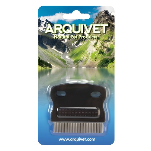 Peine Antipulgas Arquivet para Perros - Herramienta Esencial de Aseo