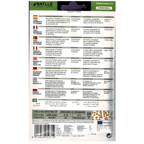 Semillas de Tomate Marmande Vr Holanda de Batlle