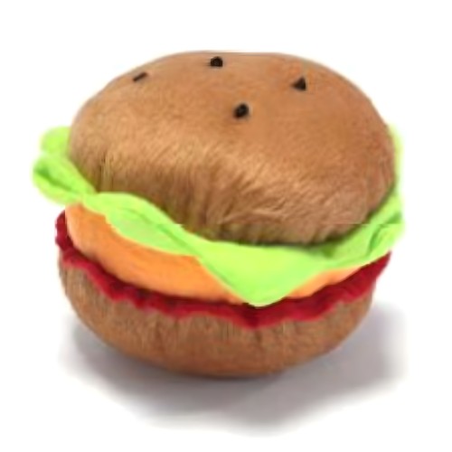 Plush Hamburger Toy 10x10x8cm