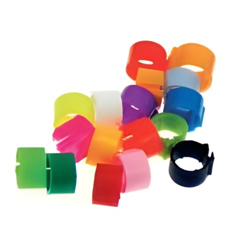 Anilla Plastico Gallinas 16mm.100uds.