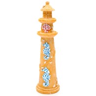Seahorse Lighthouse Aquarium Decoration