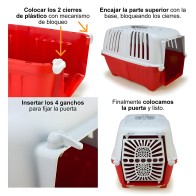 Pratiko Transport Cage 48 X 31.5 X 43 Cm.