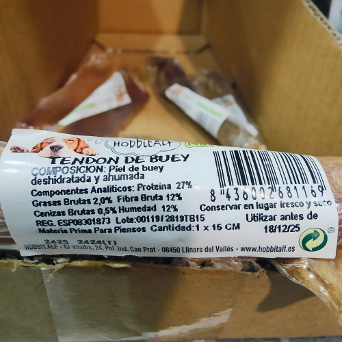 Extra 15 cm Beef Tendon Snack for Dogs