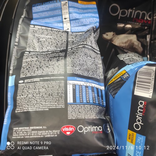 Optima Nova Puppy Mini Chicken Rice 2 Kg