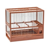 C-2 Bird Cage with Grill and Tray - White