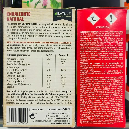 Hormonas Enraizantes Batlle 50ml