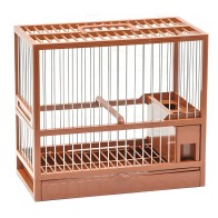 Wooden C-1 Bird Cage with Tray