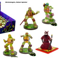 Teenage Mutant Ninja Turtles Figurines 9.5 Cm - Fun Aquarium Decor