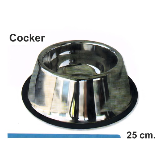 Comedero Inoxidable Arquivet para Cocker 25cm