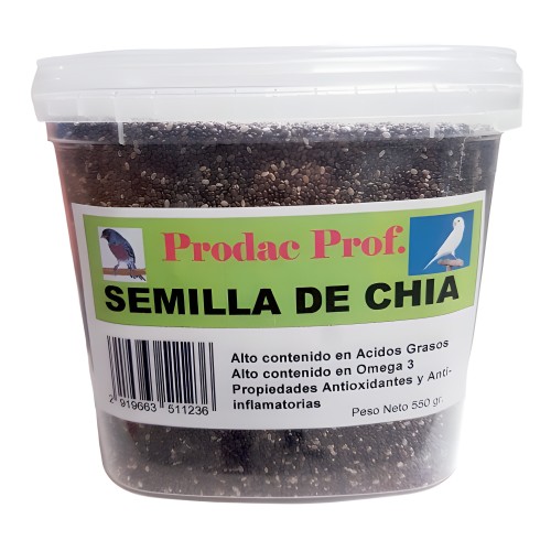 Chia (Salvia Hispanica) Tub 550g