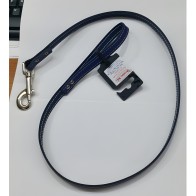 Mabel Blue Leather Sewn Leash
