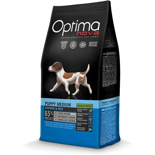 Optima Nova Puppy Medium Pollo 2 Kg.