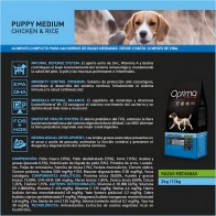 Optima Nova Puppy Medium Pollo 2 Kg.