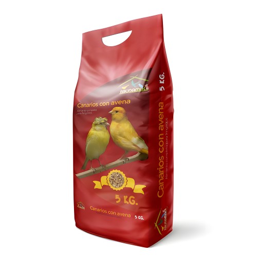 Canaries with Oats 5 Kg by Fauna Mix