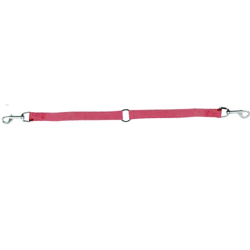 Acople De Nylon Fucsia Para Dos Perros 30-30x1.5cm