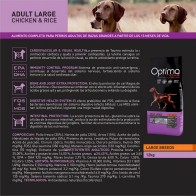 Optima Nova Adult Large Pollo Arroz 12 Kg.