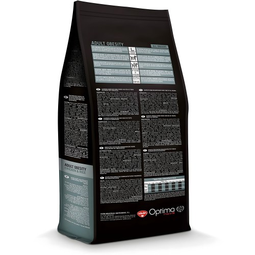 Optima Nova Obesidad Pollo Arroz 2 Kg - Control de Peso para Perros