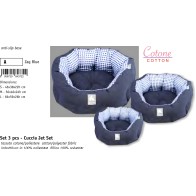 Set of 3 Jet Set Avangarde Dog Beds