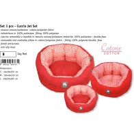 Jet Set Avangarde 3-Piece Dog Bed Set