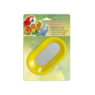 Yellow Bird Bath with Mirror