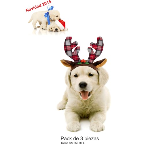 Cuerno De Reno Pack 3 Piezas