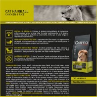 Optima Nova Cat Hairball 8 Kg - Comida Premium para Gatos