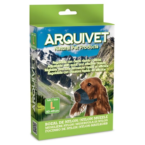 Nylon Muzzle Size L for Cocker Spaniel