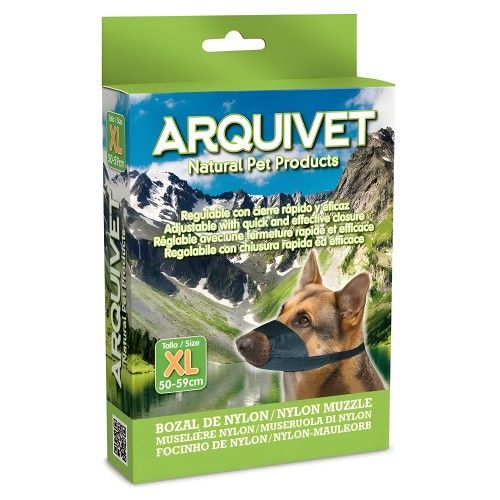 Bozal de Nylon Talla XXL de Arquivet - Seguridad para Tu Gran Danés