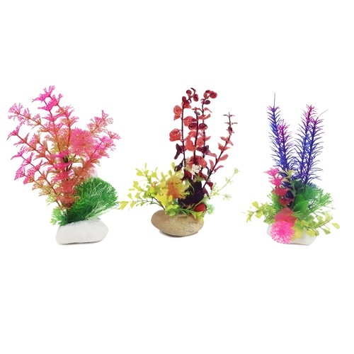 Rock Plant 20 Cm - Realistic Aquarium Decoration