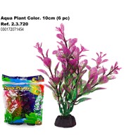 Planta Aqua Color 10cm - 6 Piezas - Decoración de Acuario