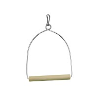 Medium Metal and Wood Swing for Birds