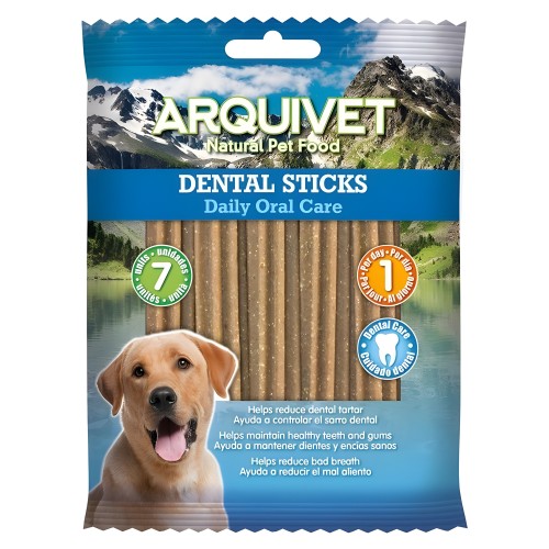 Palitos Dentales Arquivet 7 Uds/170gr - Premios Saludables para Perros