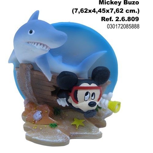 Mickey Mouse Diver Decoration (7.62x4.45x7.62 cm)