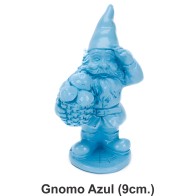 Gnomo Azul (9 cm) - Decoración Encantadora para Acuarios