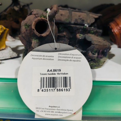 Sunken Treasure Aquarium Decoration