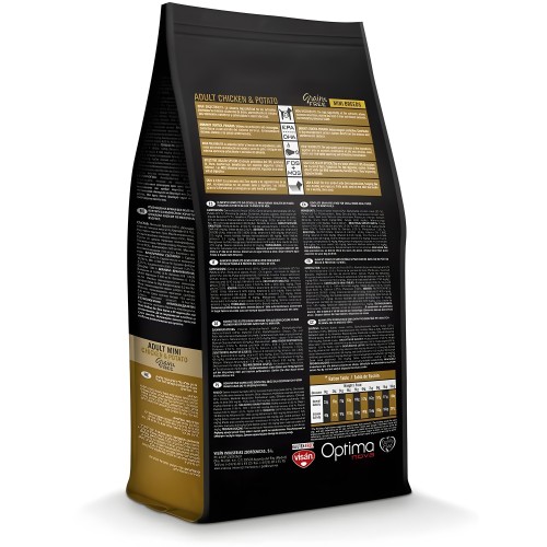 Optima Nova Adult Mini Pollo Patata 8 Kg - Sin Cereales